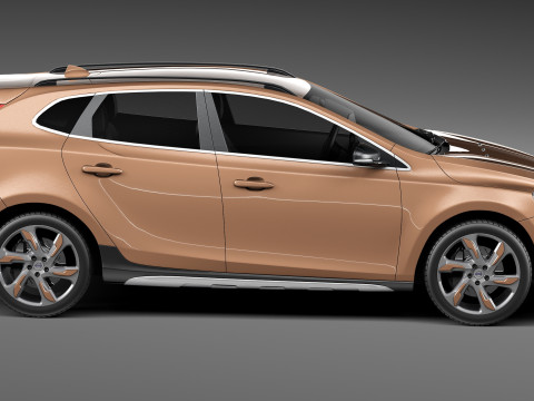 Volvo V40 Cross Country 2013 Modelo 3D