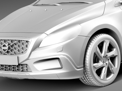 Volvo V40 Cross Country 2013 Modelo 3D