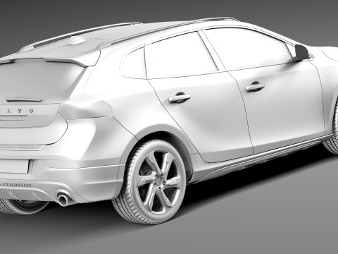 Volvo V40 Cross Country 2013 Modelo 3D