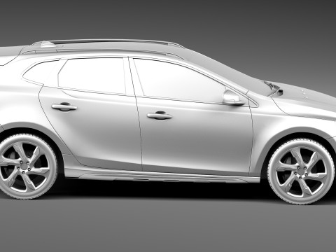 Volvo V40 Cross Country 2013 Modelo 3D