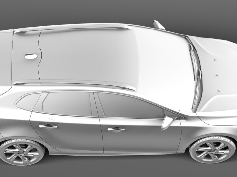 Volvo V40 Cross Country 2013 Modelo 3D