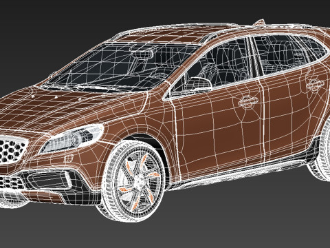 Volvo V40 Cross Country 2013 Modelo 3D