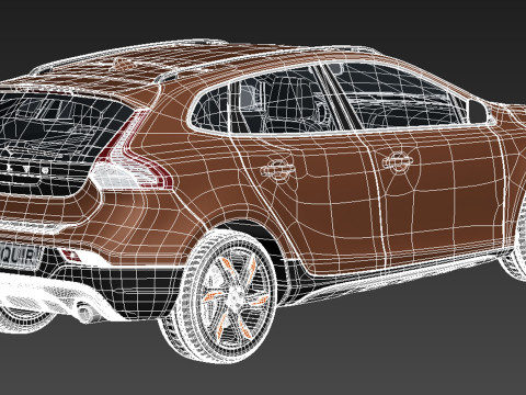Volvo V40 Cross Country 2013 Modelo 3D