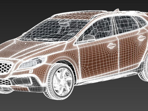 Volvo V40 Cross Country 2013 Modelo 3D
