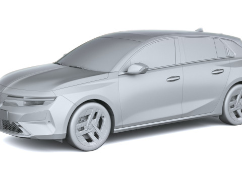 オペル アストラ 2026 3Dモデル