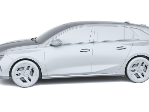 オペル アストラ 2026 3Dモデル