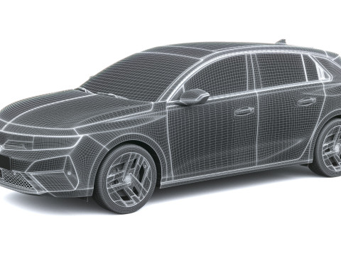 オペル アストラ 2026 3Dモデル