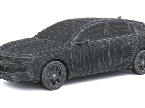 オペル アストラ 2026 3Dモデル