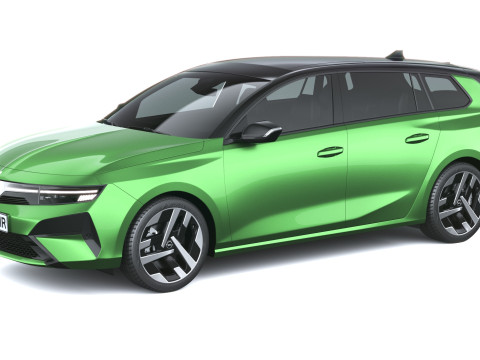 Opel Astra Sports Tourer 2026 3D Model