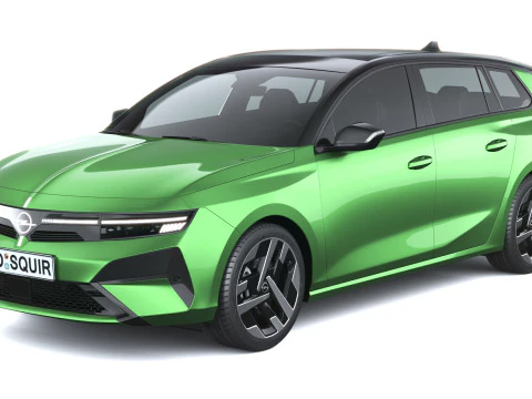 오펠 아스트라 스포츠 투어러 2026 3D 모델