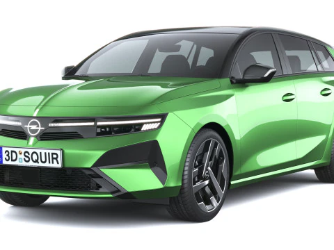 오펠 아스트라 스포츠 투어러 2026 3D 모델