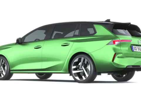 오펠 아스트라 스포츠 투어러 2026 3D 모델