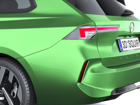 오펠 아스트라 스포츠 투어러 2026 3D 모델