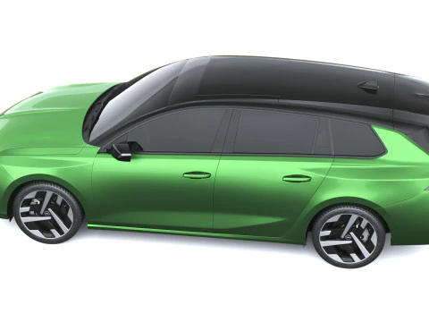 오펠 아스트라 스포츠 투어러 2026 3D 모델