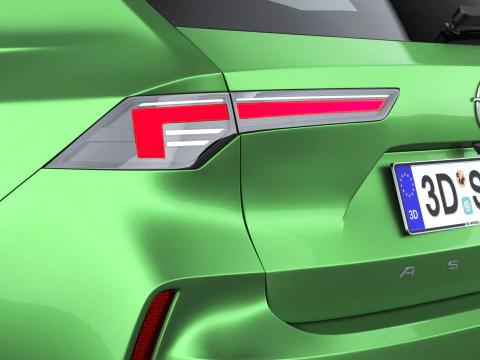 오펠 아스트라 스포츠 투어러 2026 3D 모델