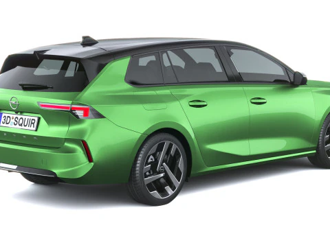 오펠 아스트라 스포츠 투어러 2026 3D 모델