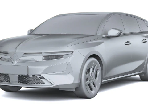 오펠 아스트라 스포츠 투어러 2026 3D 모델