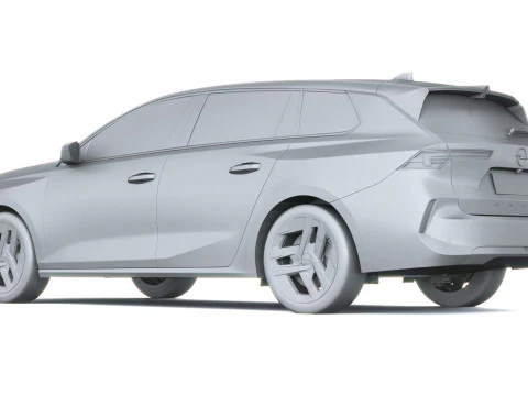 오펠 아스트라 스포츠 투어러 2026 3D 모델