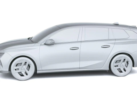 오펠 아스트라 스포츠 투어러 2026 3D 모델