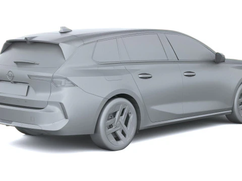 오펠 아스트라 스포츠 투어러 2026 3D 모델