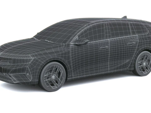 오펠 아스트라 스포츠 투어러 2026 3D 모델