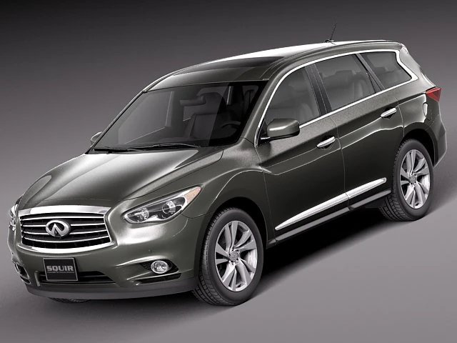 Infiniti JX 2013 3D Model .c4d .max .obj .3ds .fbx .stl .blend 