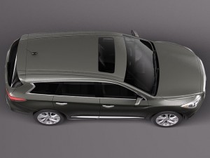 Infiniti JX 2013 3D Model