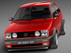 Volkswagen Golf GTI mk2 1983-1992 Modèle 3D