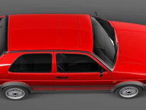 Volkswagen Golf GTI mk2 1983-1992 3D Model