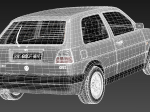 Volkswagen Golf GTI mk2 1983-1992 Modèle 3D