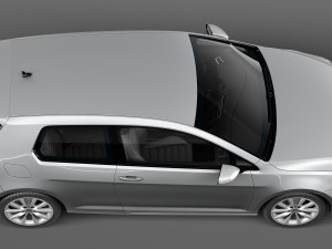 Volkswagen Golf VII 3-door 2013 3D Model