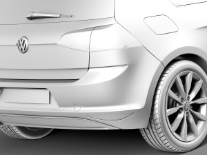 Volkswagen Golf VII 3-door 2013 3D Model