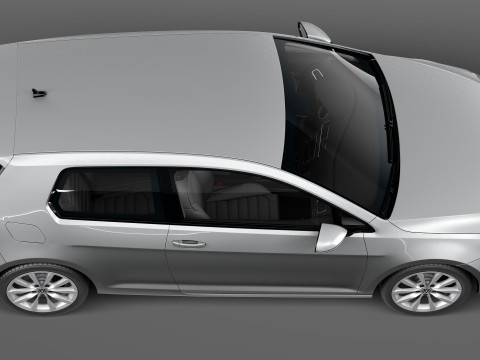 Volkswagen Golf VII 3-door 2013 3D Модель