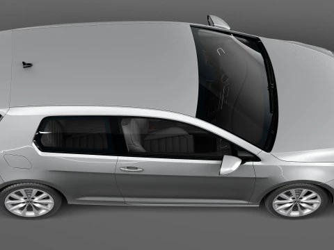 Volkswagen Golf VII 3-door 2013 3D Model