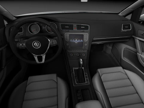 Volkswagen Golf VII 3-door 2013 3D Model