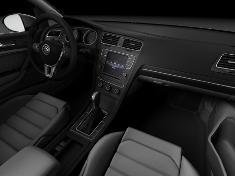 Volkswagen Golf VII 3-door 2013 3D Модель