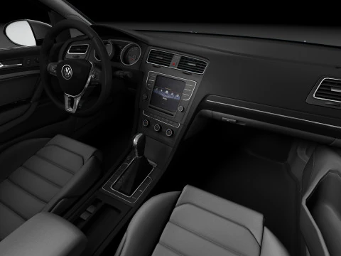Volkswagen Golf VII 3-door 2013 3D Model