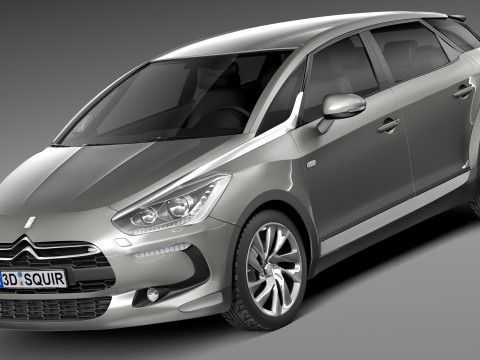 Citroen DS5 2013 3D Model