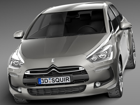 Citroen DS5 2013 3D Model
