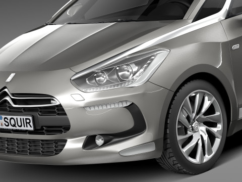 Citroen DS5 2013 3D Model