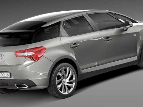 Citroen DS5 2013 3D Model