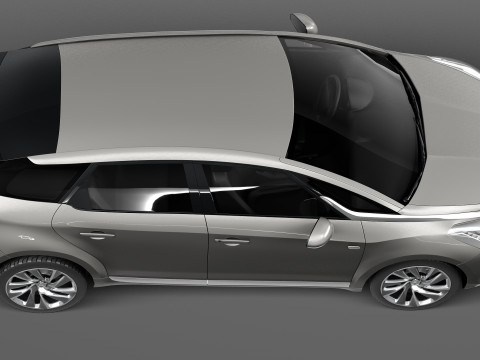 Citroen DS5 2013 3D Model