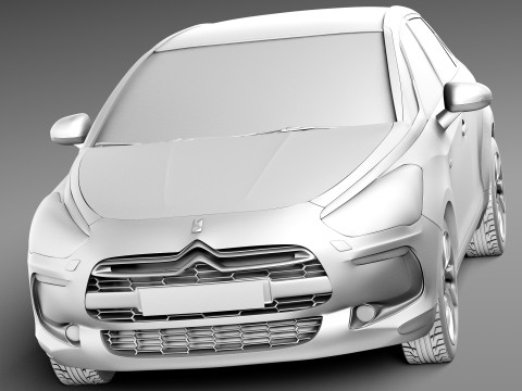 Citroen DS5 2013 3D Model