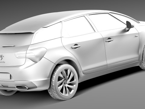 Citroen DS5 2013 3D Model
