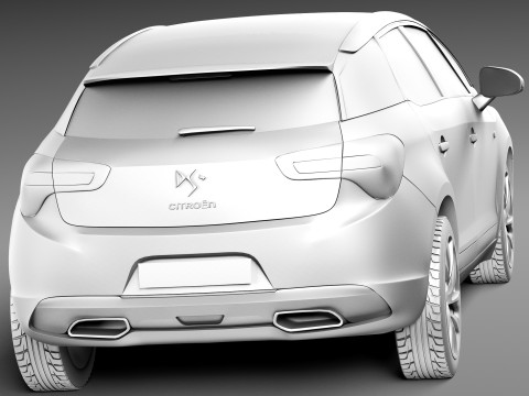Citroen DS5 2013 3D Model
