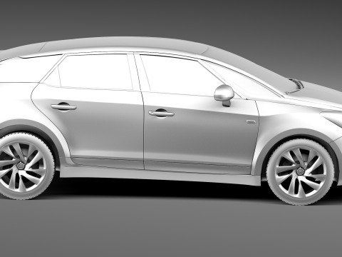 Citroen DS5 2013 3D Model