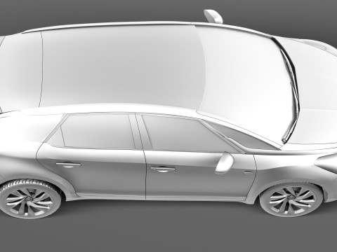 Citroen DS5 2013 3D Model