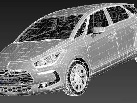 Citroen DS5 2013 3D Model