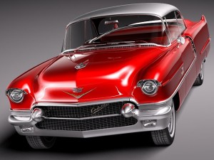 Cadillac Coupe Deville 1956 3D 모델