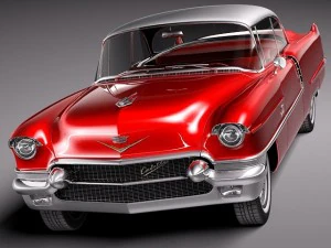 Cadillac Coupe Deville 1956 3D Model